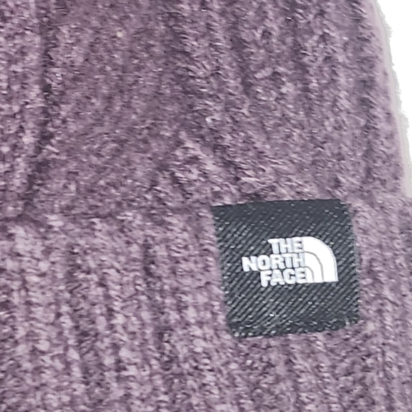 Purple Knit Beanie with Pom Pom - Picture 3 of 5